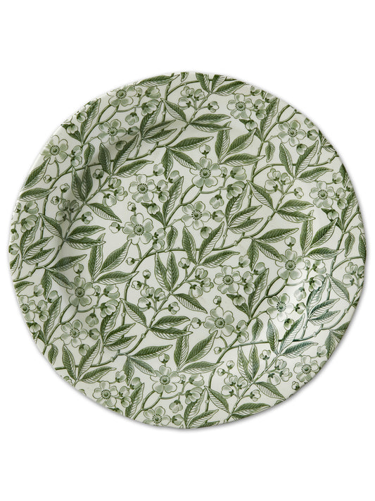 Green Prunus Plate 26.5cm/10.5"