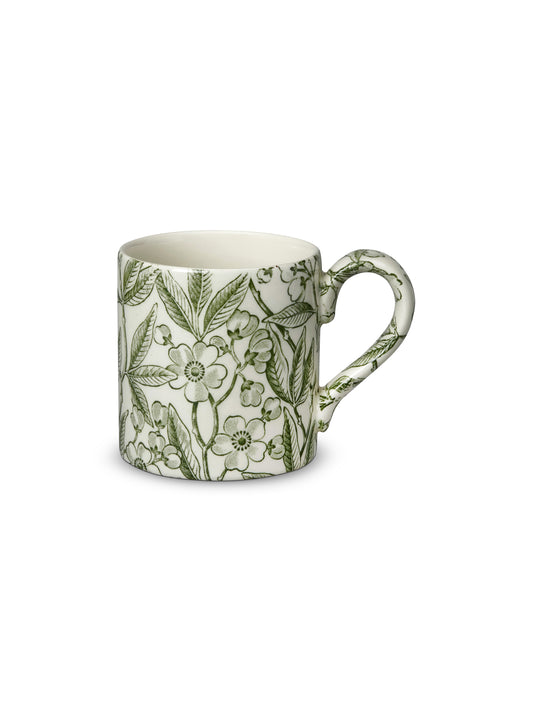 Green Prunus Mug Half Pint 284ml/0.5pt