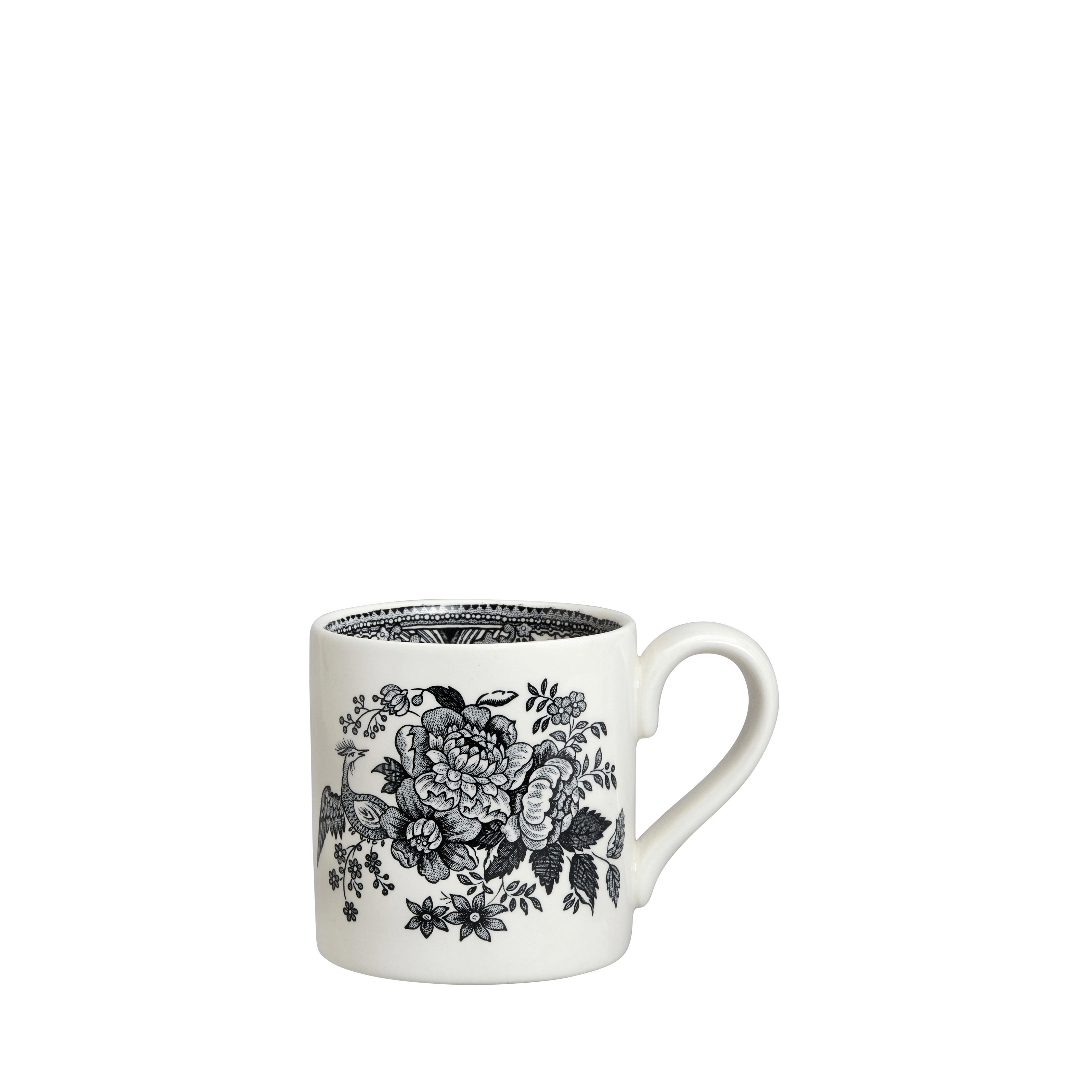Black & White Asiatic Pheasants Mug 284ml/0.5pt