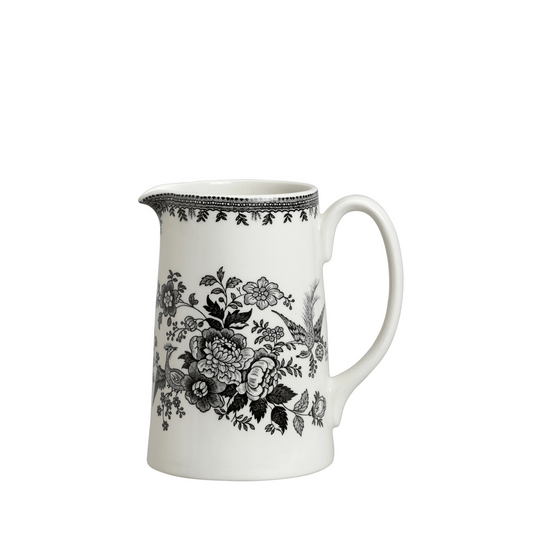 Black & White Asiatic Pheasants Medium Tankard Jug 568ml/1pt