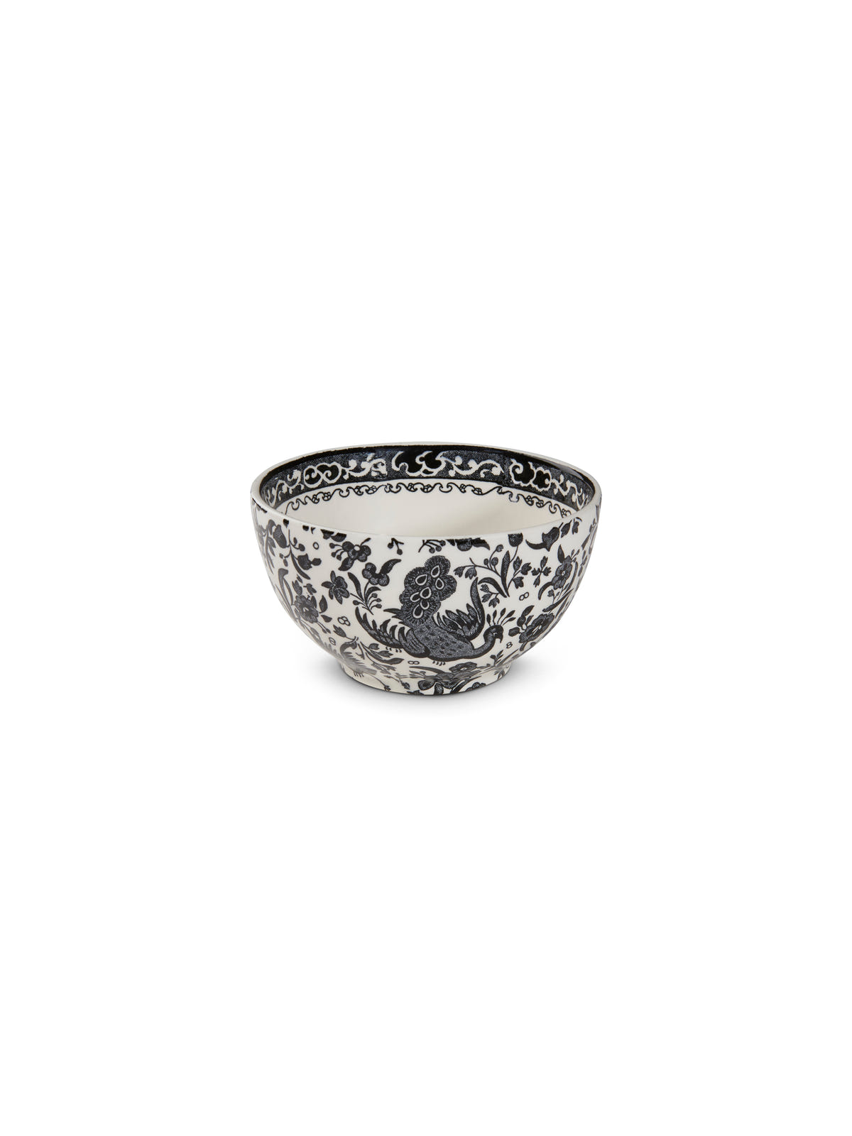 Black Regal Peacock Sugar Bowl 9.5cm/4"