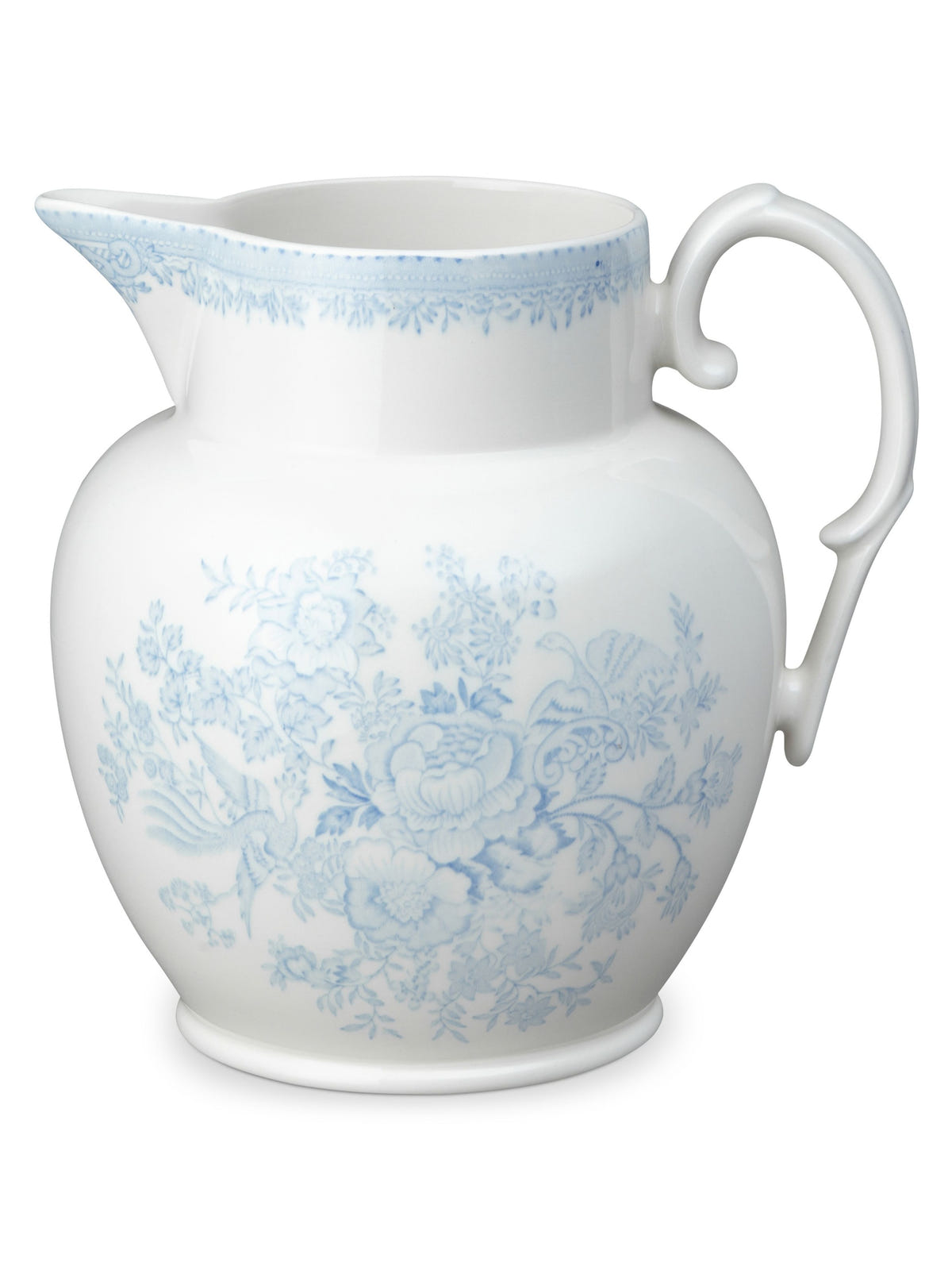 Blue Asiatic Pheasants Large Etruscan Jug 2.2ltr/4pt