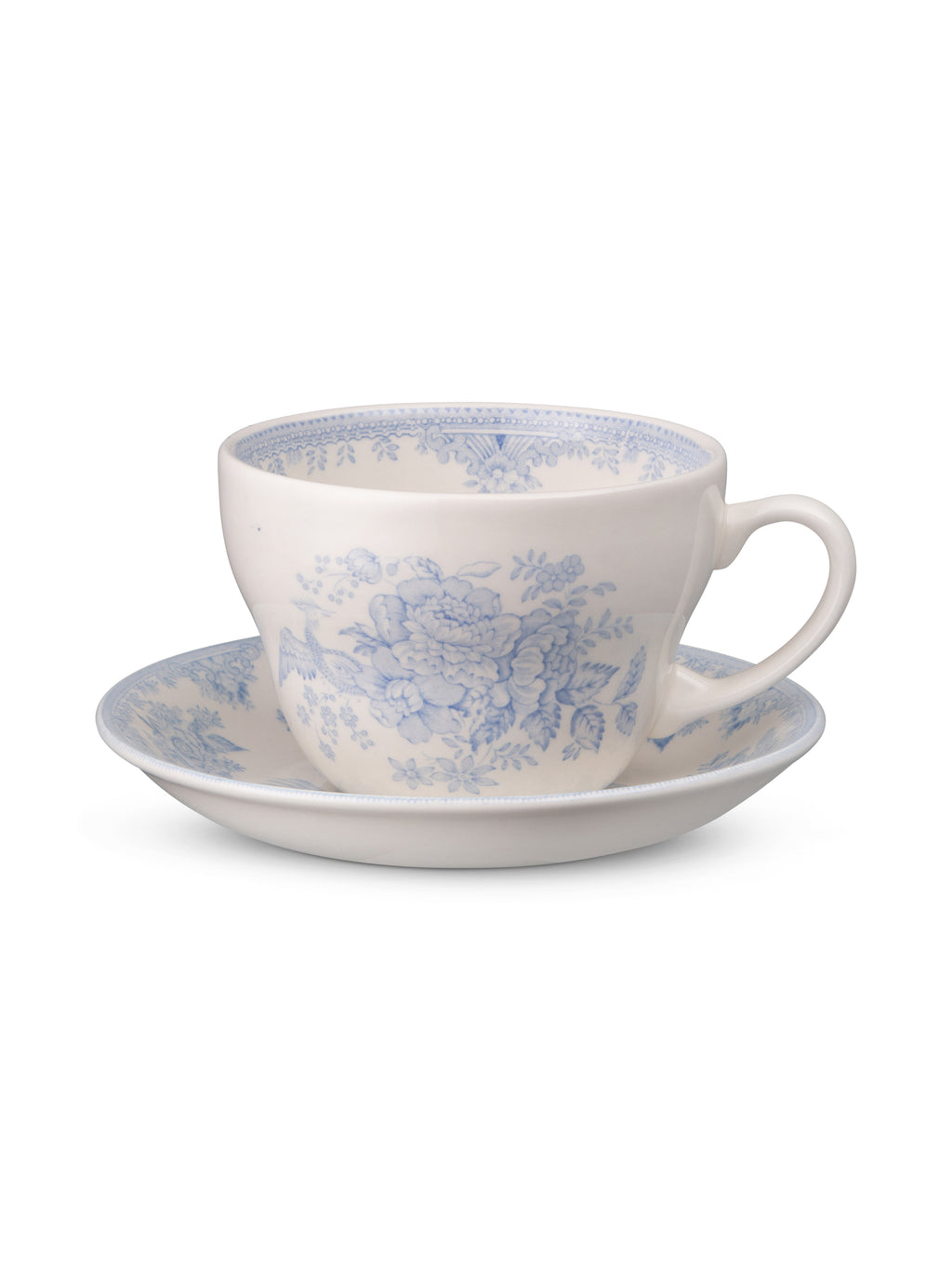 Blue Asiatic Pheasants Breakfast Cup & Saucer