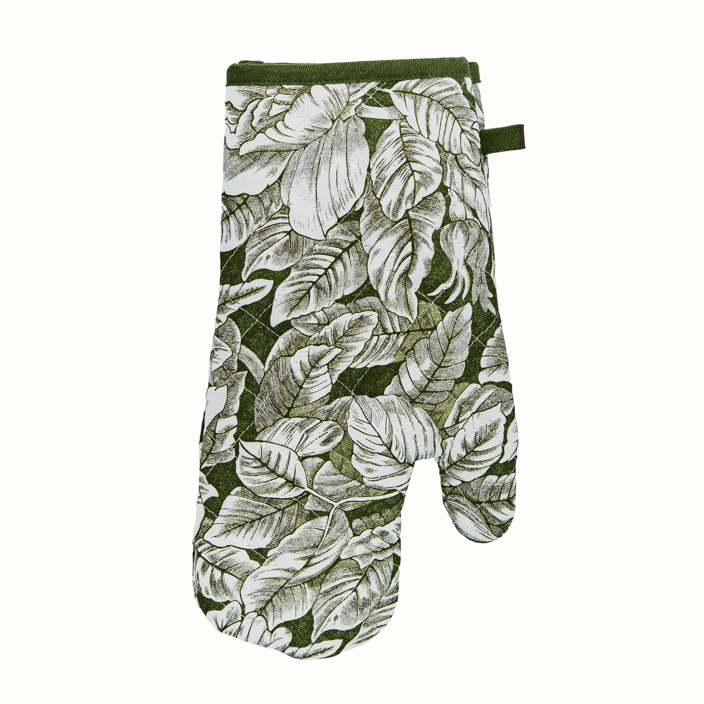 Burleigh x Bedeck of Belfast Green Hibiscus Oven Mitt
