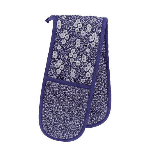 Burleigh x Bedeck of Belfast Blue Calico Double Oven Glove