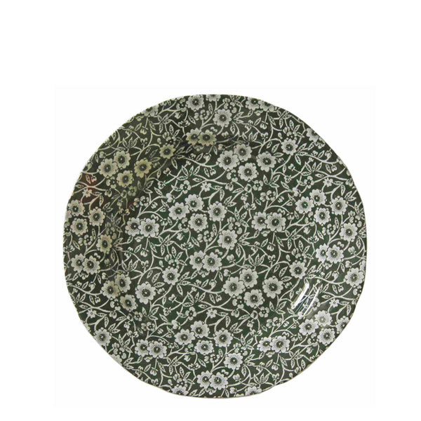 Dark Green Calico Plate 21.5cm/8.5