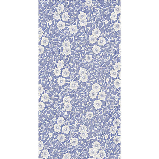 Burleigh x Hester & Cook Blue Calico Guest Napkins, Pack of 16