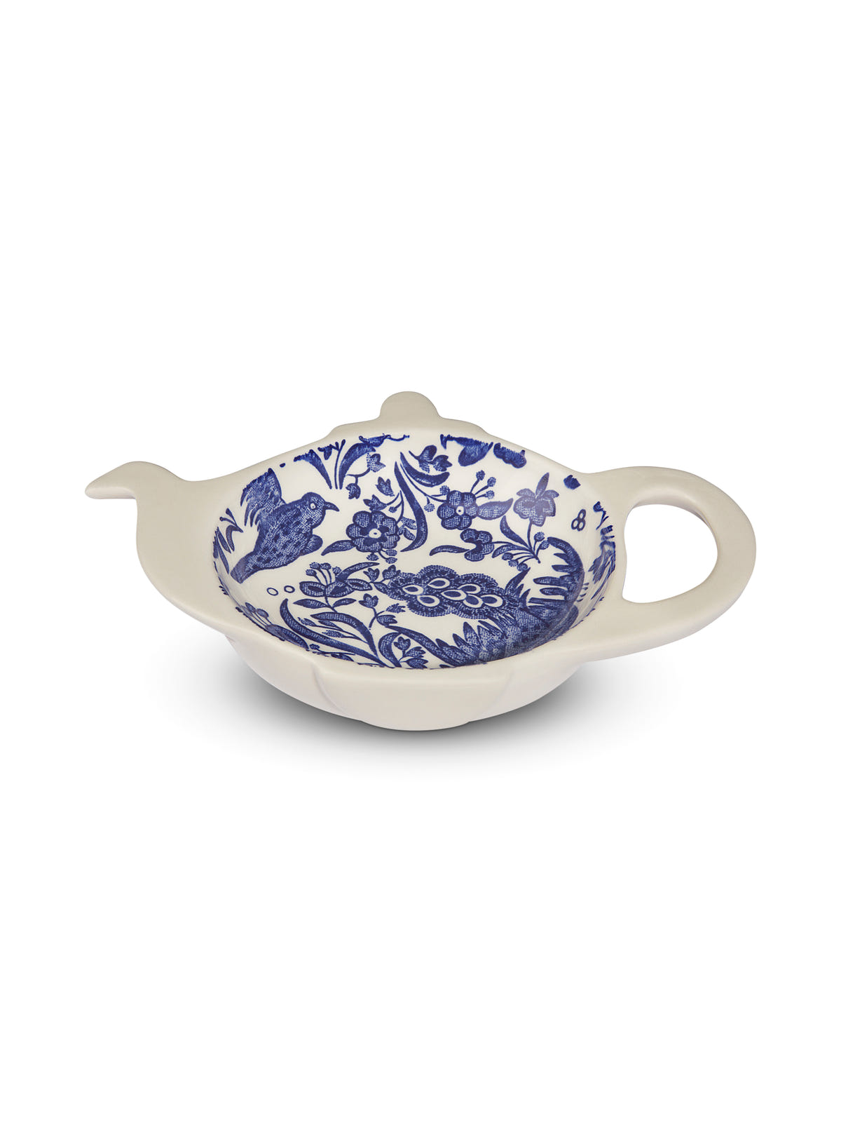 Blue Regal Peacock Mini Teapot Tray