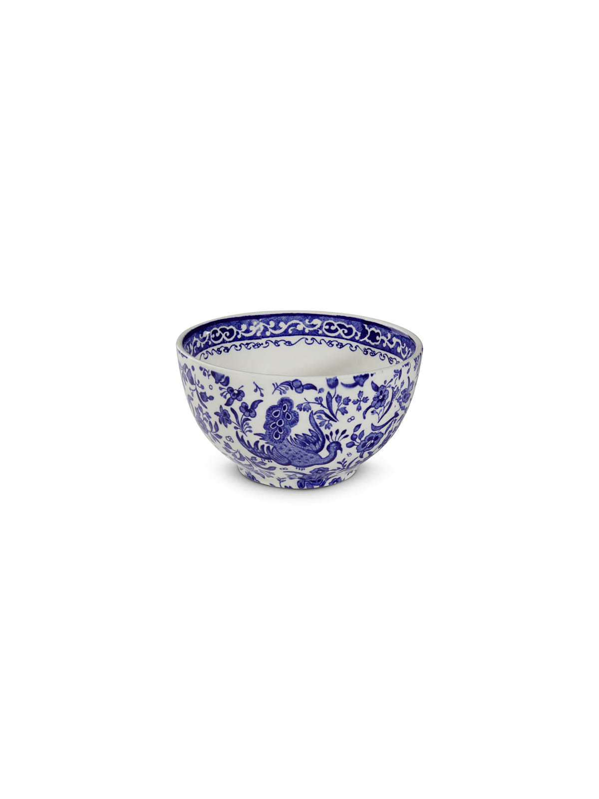 Blue Regal Peacock Sugar Bowl 9.5cm/4"