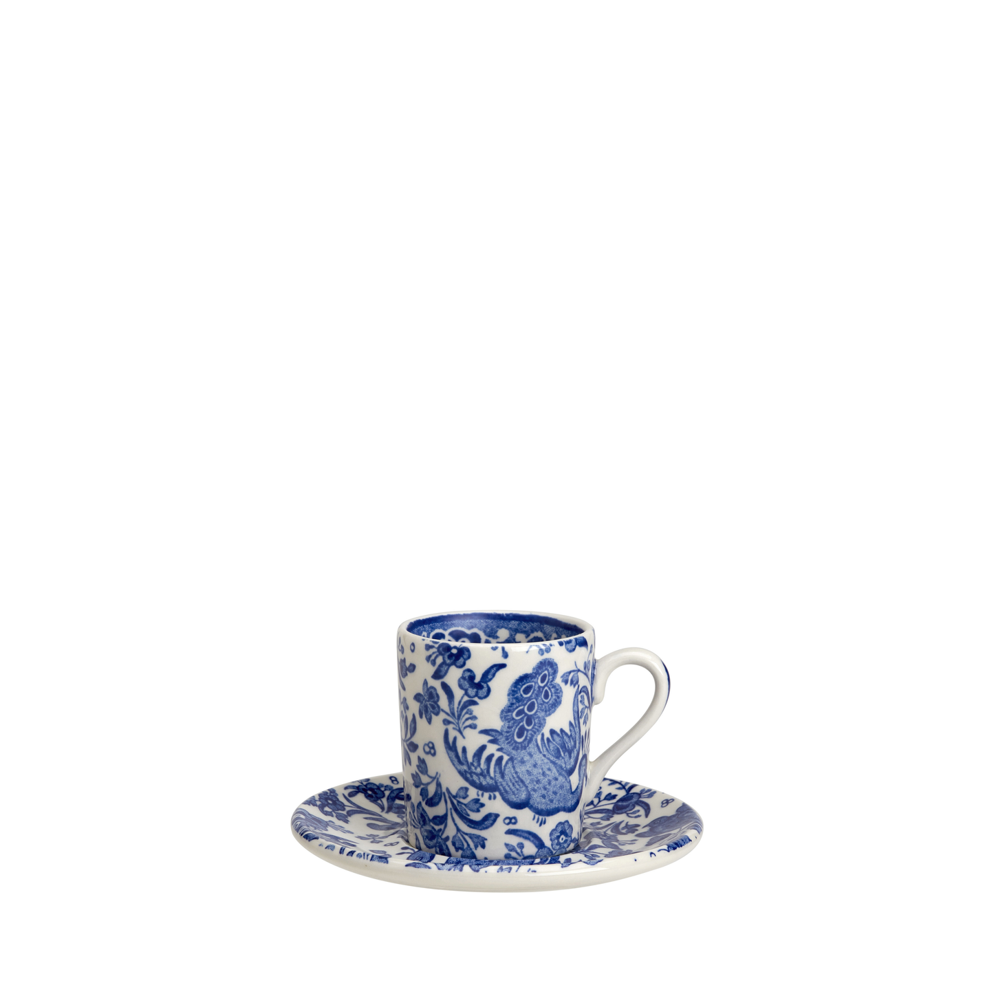 Blue Regal Peacock Espresso Saucer