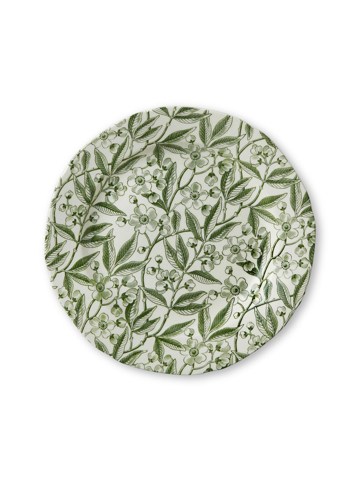 Green Prunus Plate 21.5cm/8.5"