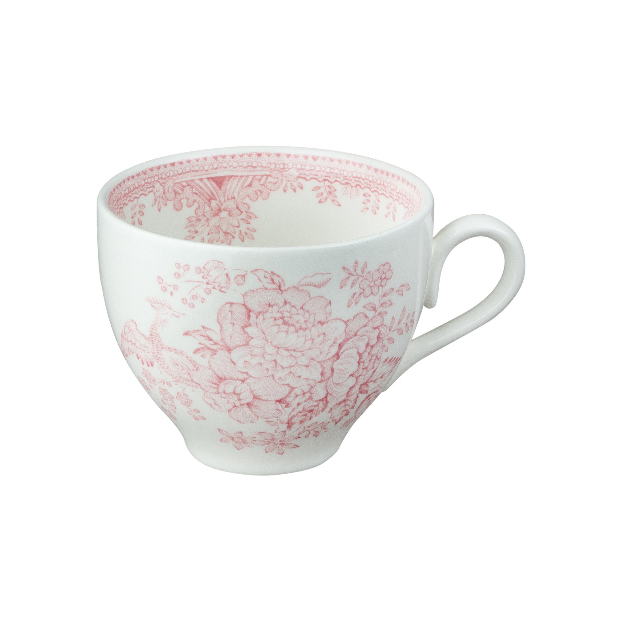Pink Asiatic Pheasants Teacup 187ml/0.33pt – Burleigh
