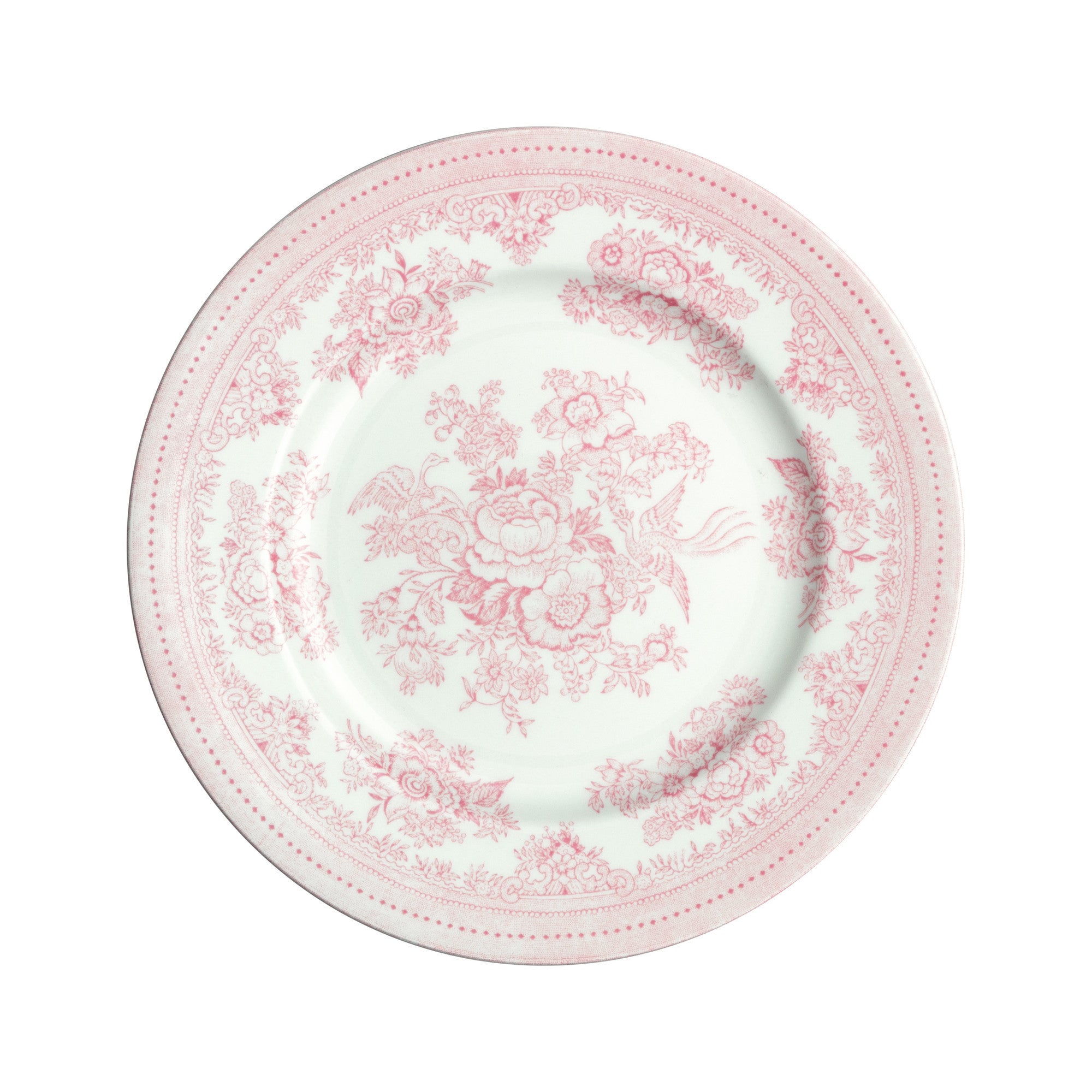 Burleigh Pink Asiatic Pheasants | Burleigh Pottery Burleigh Pink Asiatic Pheasants | Burleigh Pottery