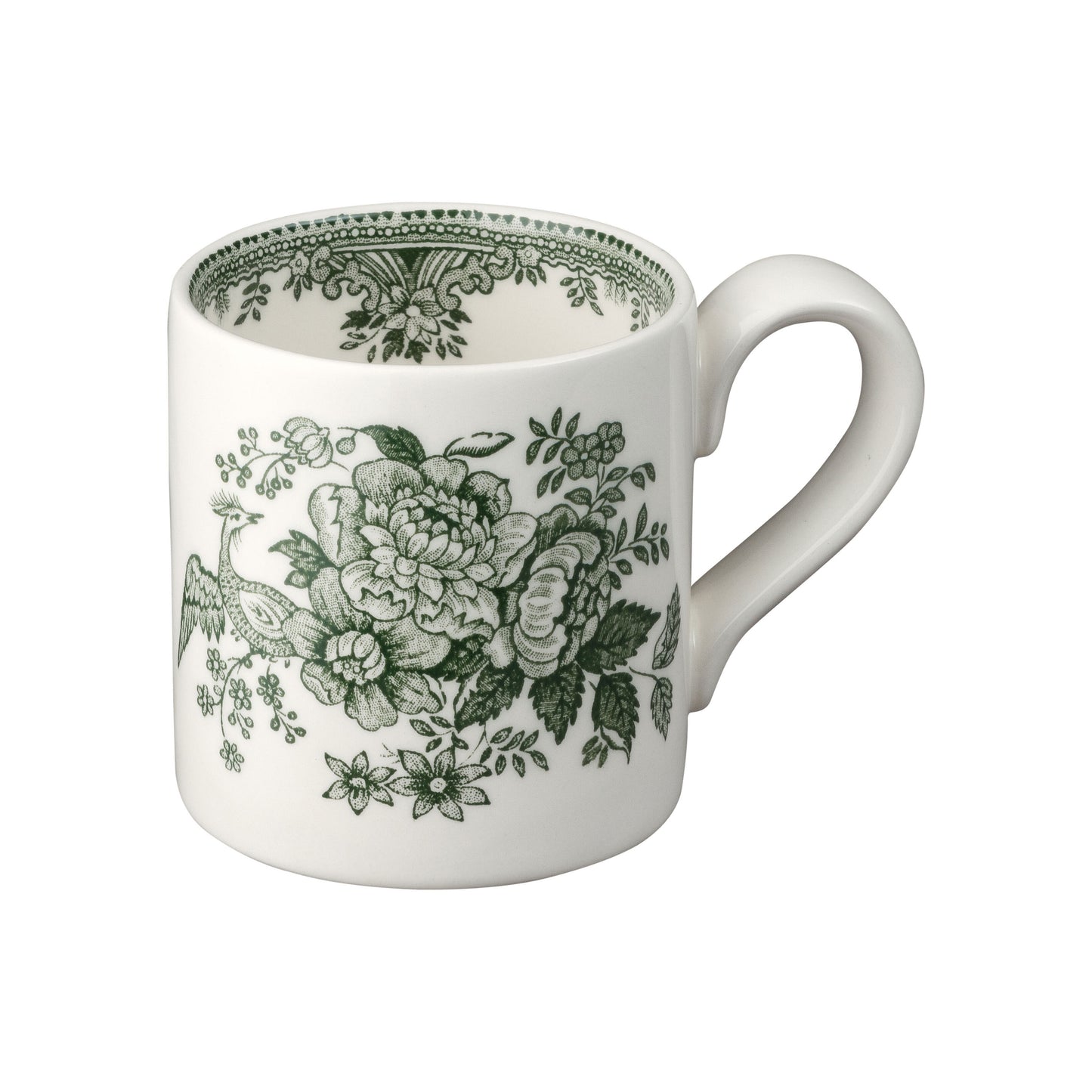 Green Asiatic Pheasants Mug Half Pint 284ml/0.5pt Seconds