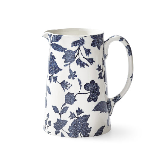 Garden Vine Indigo Tankard Pitcher