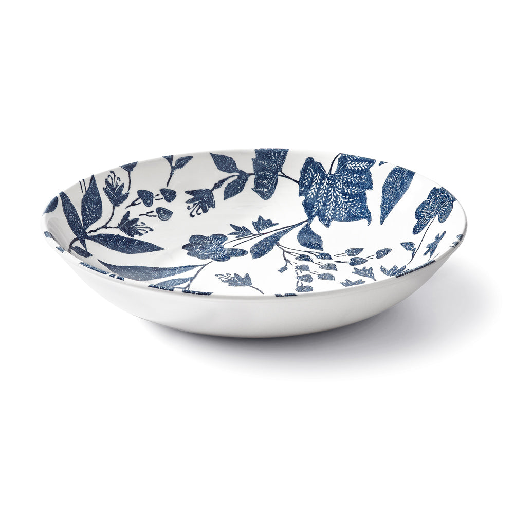 Garden Vine Indigo Pasta Bowl – Burleigh