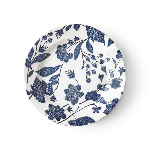 Garden Vine Indigo Salad Plate