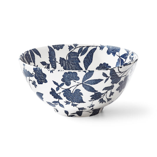 Garden Vine Indigo Footed Bowl