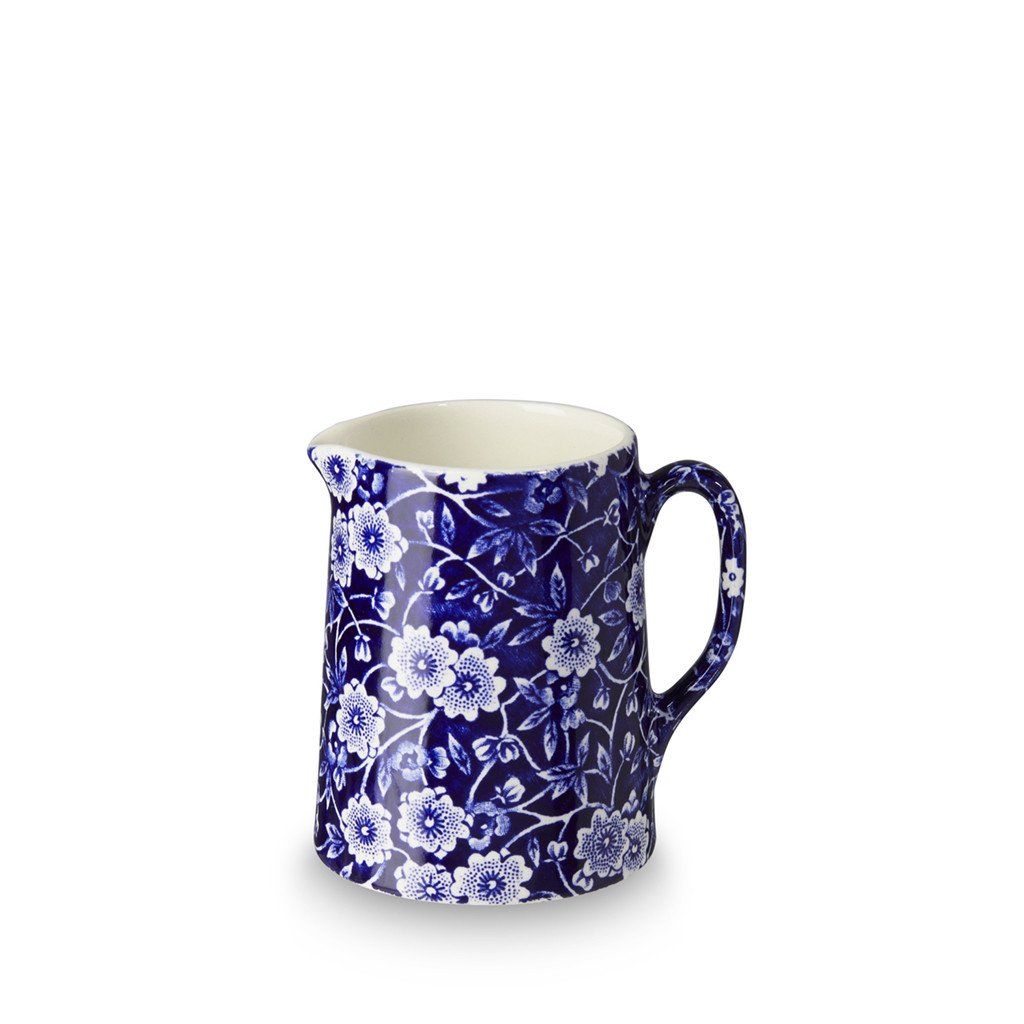 Tankard Jug - Blue Calico Mini Tankard Jug 160ml/ 0.25pt Seconds
