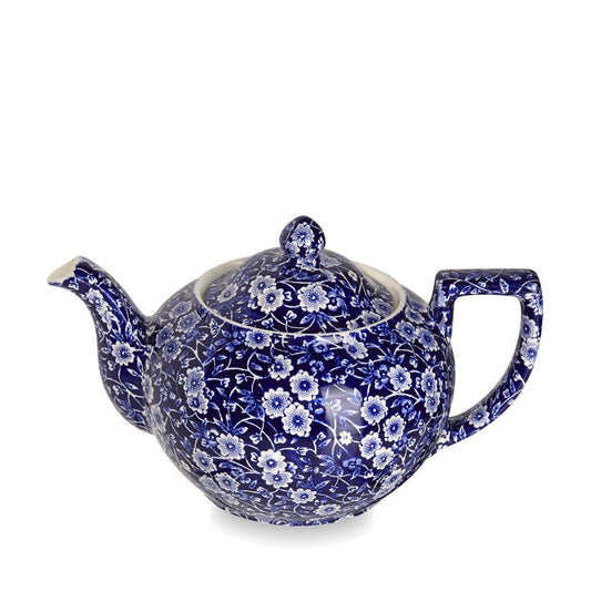 Teapot - Blue Calico Large Teapot 7 Cups 800ml/1.5pt Seconds