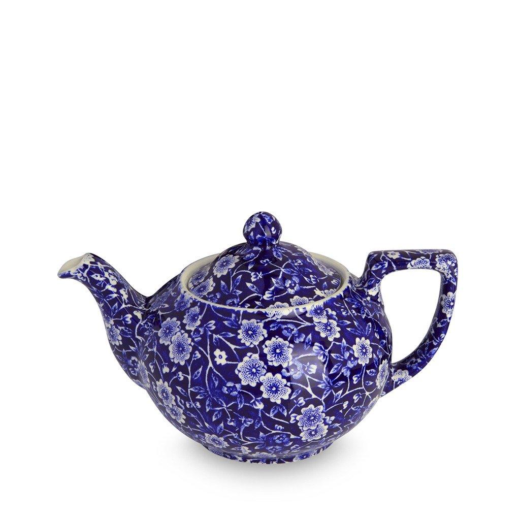 Teapot - Blue Calico Small Teapot 3-4 Cup 400ml/0.75pt Seconds
